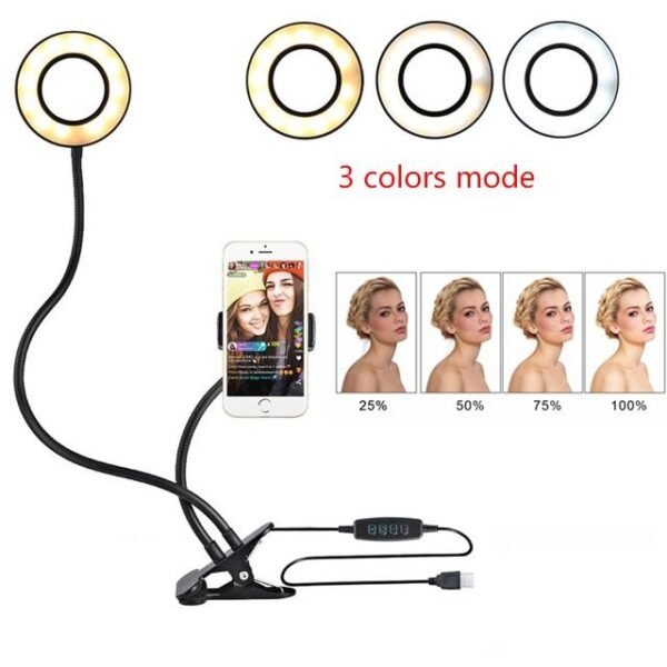 8 CM LED Selfie Ring Light for Online Live - Image 6
