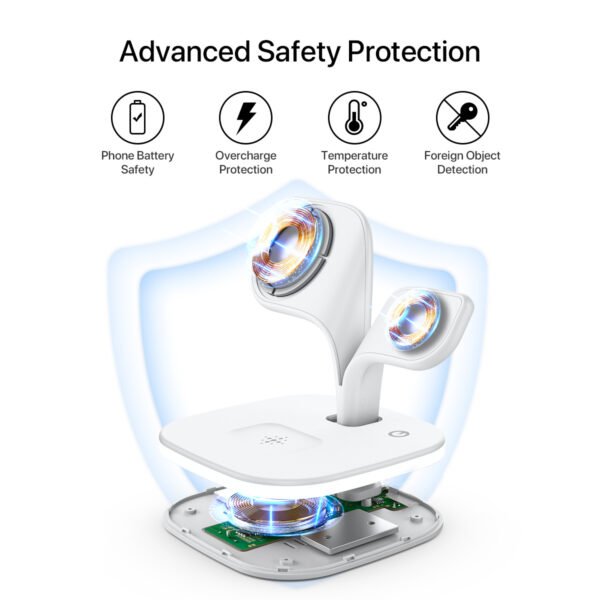 5-in-1 Magnetic Wireless Fast Charging Station For Multiple Devices - Image 6