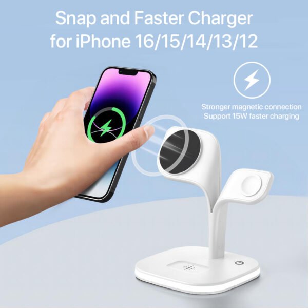 5-in-1 Magnetic Wireless Fast Charging Station For Multiple Devices - Image 8