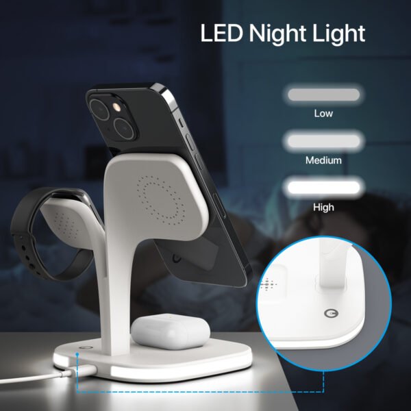 5-in-1 Magnetic Wireless Fast Charging Station For Multiple Devices - Image 5