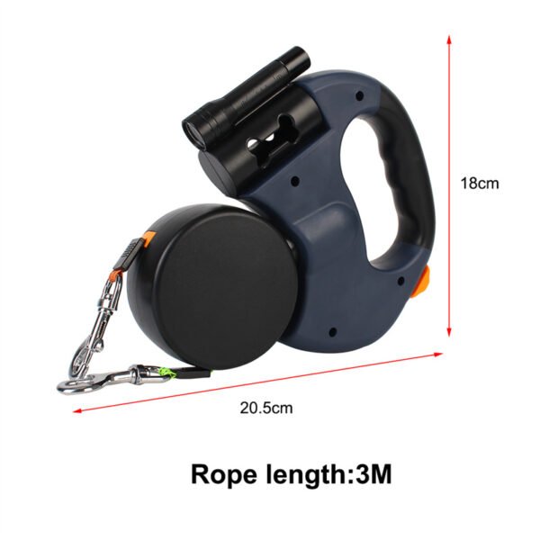Dual Dog Leash with Tangle | 360 Swivel With Lights - Image 13