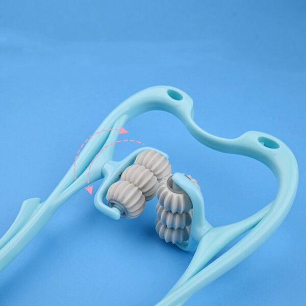 Multifunctional Manual Six-wheel Neck Massager - Image 6