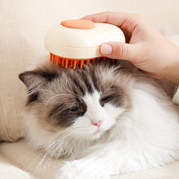 Steamy Cat Brush | Cat, Dog Grooming Comb - Image 2