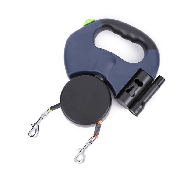 Dual Dog Leash with Tangle | 360 Swivel With Lights - Image 5
