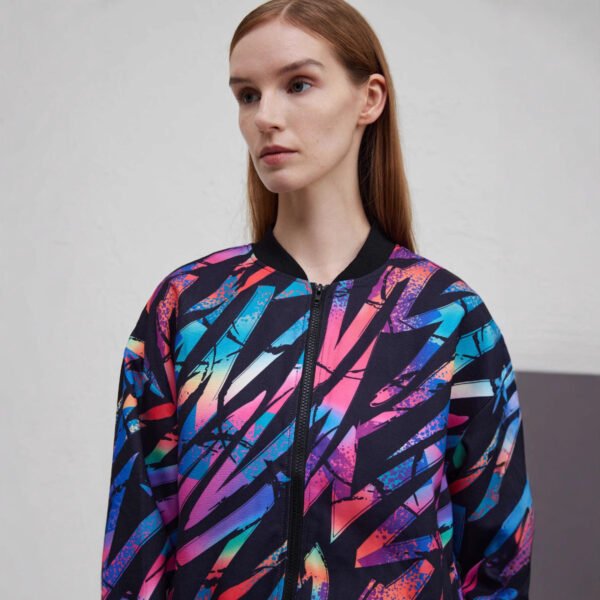 Fashion Jacket European And American Women's Clothing Printed Casual Women's Casual Jacket - Image 4