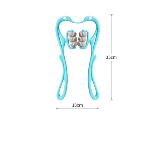 Multifunctional Manual Six-wheel Neck Massager - Image 4