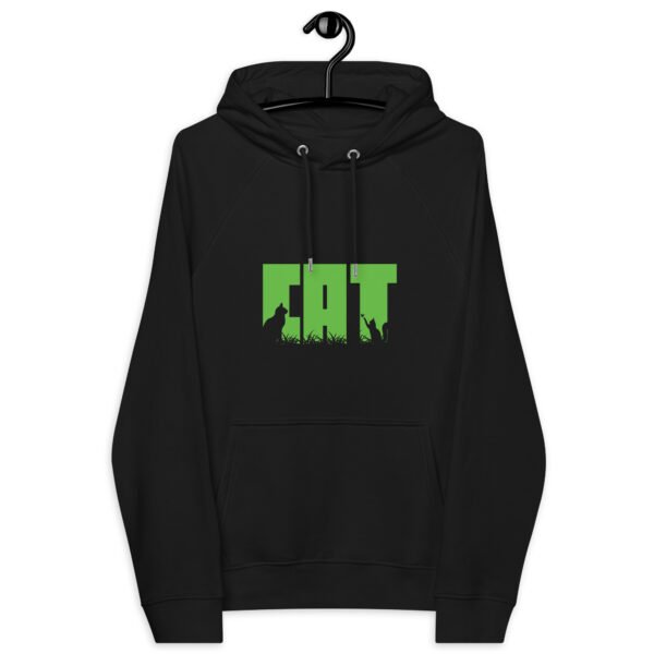 Unisex eco raglan hoodie - Image 5