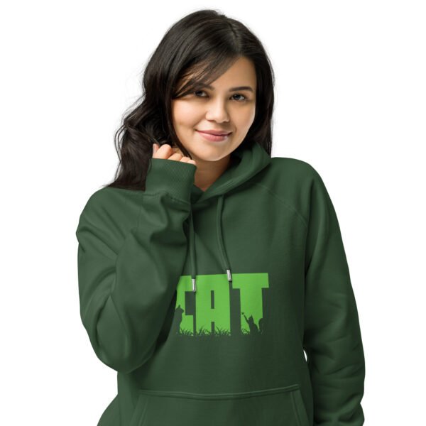 Unisex eco raglan hoodie - Image 2