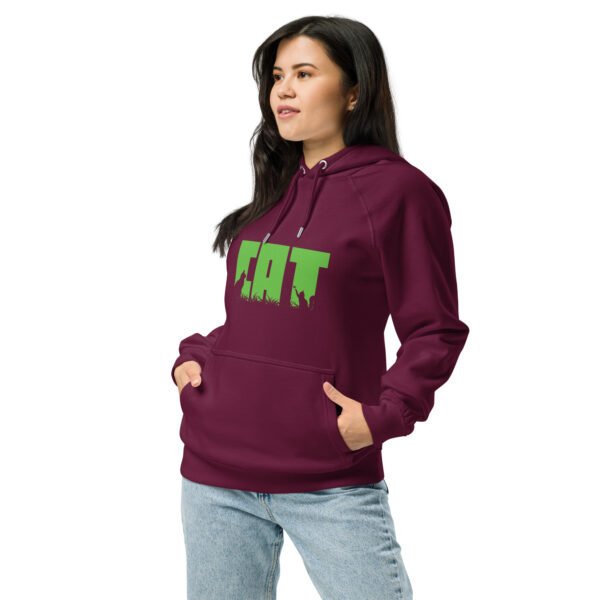 Unisex eco raglan hoodie - Image 7