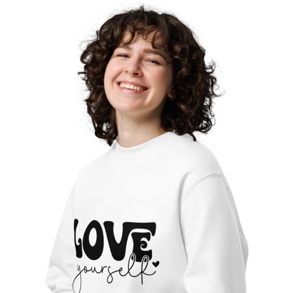 Love Yourself – Unisex Eco-Friendly Sweatshirt - Image 4
